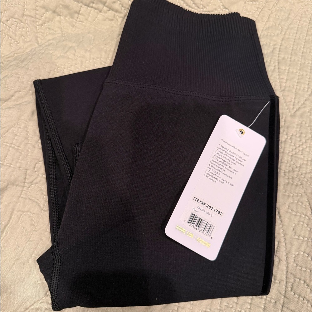 RHONE Black High-Rise Leggings
